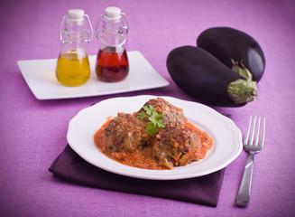 Eggplant meatballs.