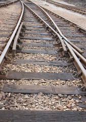 A Set of Points on a Railway Train Track.