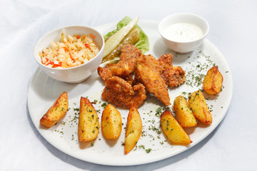 chicken with potatoes