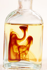 bottle with ink