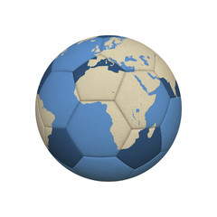 Fototapeta na wymiar Soccer World Africa