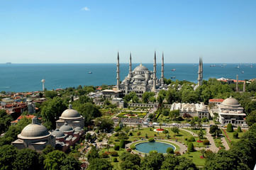 Blue Mosque Istanbul-Sultanahmet - obrazy, fototapety, plakaty
