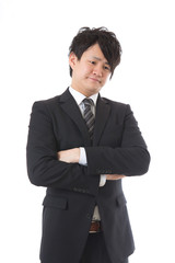 悩むビジネスマン