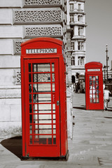 Cabine téléphonique rouge de Londres