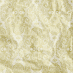 vector seamless vintage wallpaper with seamless floral pattern