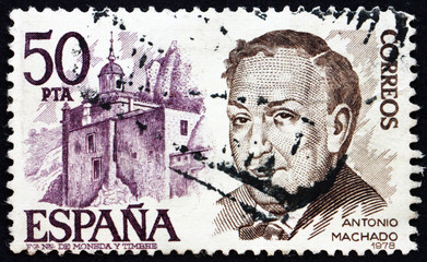 Postage stamp Spain 1978 Antonio Machado Ruiz, Poet and Playwrig