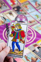 Valet de Coupe (Page of Cups), Marseilles Tarot