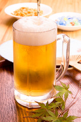 ジョッキのビール