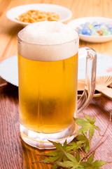 ジョッキのビール