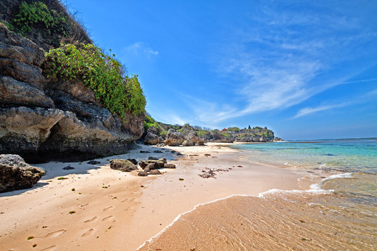 Felsenküste von Nusa Dua, Bali