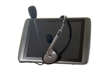Tablet Pc and headphone