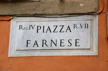 Piazza Farnese, Roma
