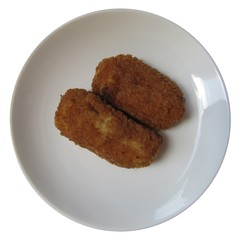 Croquettes, tapa de croquetas.