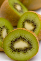 Fototapeta premium Kiwi Fruit on White
