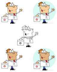 Doctor Man Carrying His Medical Bag