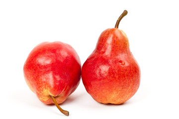 two red pears