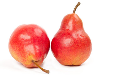 two red pears