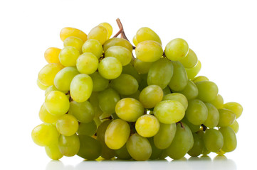 ripe white grapes