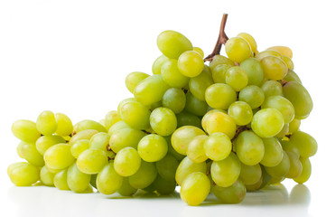 ripe white grapes