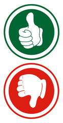 Up and down hand icon