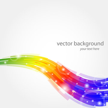vector color background - sfondo vettoriale arcobaleno