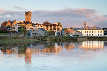 Shannon river scenery in Limerick city, Ireland