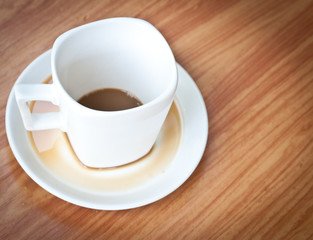 Drunk Coffee cup .
