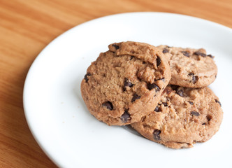 chocolate chips cookies.
