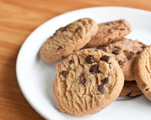 chocolate chips cookies.