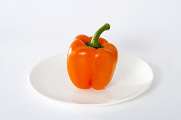 Fototapeta na wymiar Orange Bell Pepper
