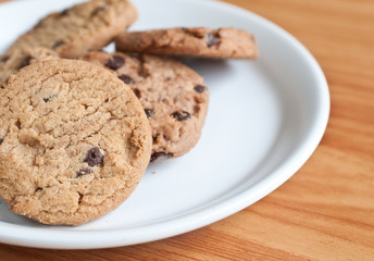 chocolate chips cookies.
