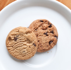 chocolate chips cookies.