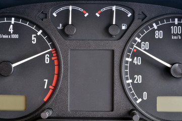 Fototapeta premium Control panel car
