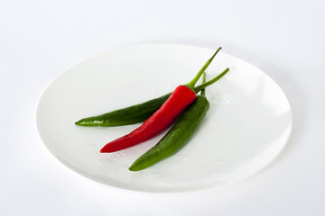 Red-Green Peppers