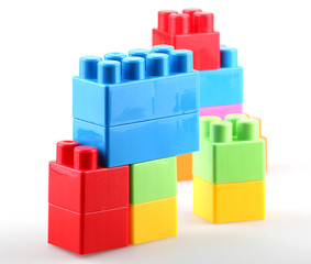 Fototapeta premium Plastic building blocks