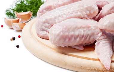 chicken wings with dill and garlic