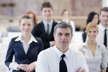 Fototapeta premium business people group on seminar
