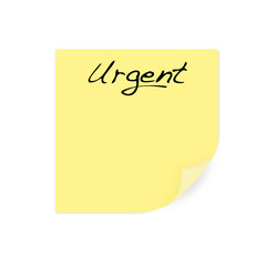 post-it urgent - important
