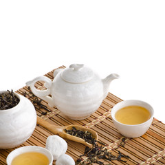Fototapeta na wymiar China tea on isolated white background