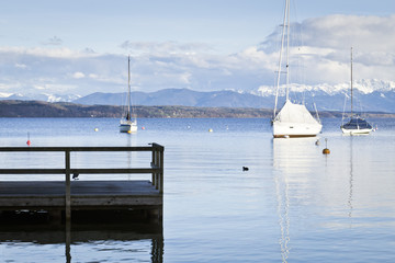 Fototapeta premium Tutzing at Starnberg Lake