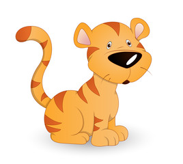 Cute Baby Tiger