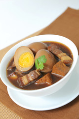ork stew with egg