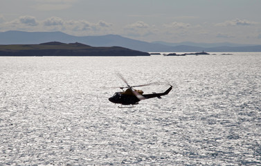 Griffin Helicopter winching
