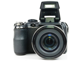 Black photo camera