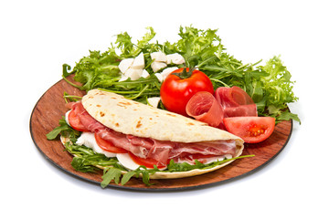 piadina al prosciutto