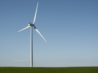 Fototapeta premium Wind turbines farm