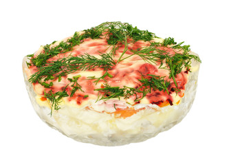 salad herring under fur coat