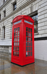 Obraz premium Telefonzelle London Großbritanien