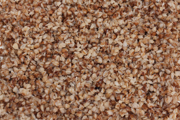 boiled buckwheat as a background