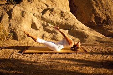 Yoga Matsyasana Woman 